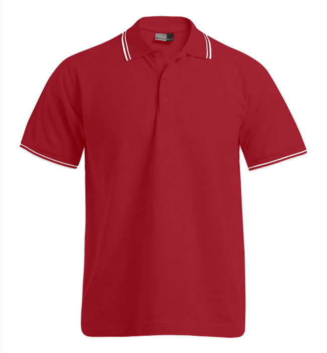 Men's Polo Contrast Stripes