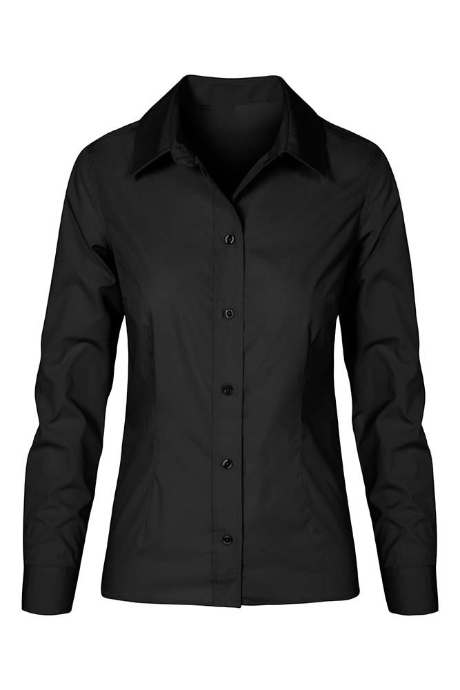 Business Langarm-Bluse Frauen